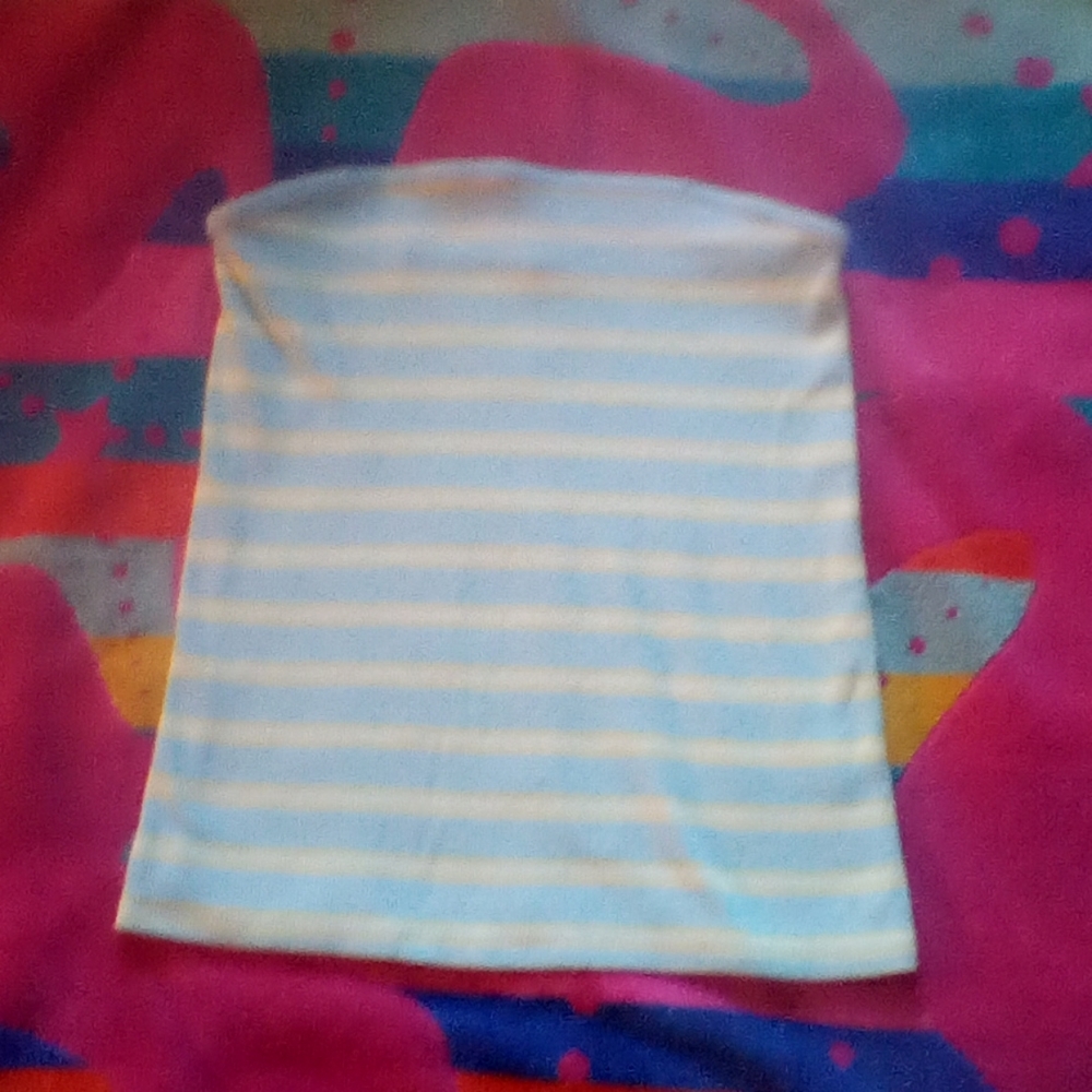 Justice stripe tube top